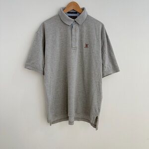 Vintage Tommy Hilfiger Golf Polo Shirt Gray Classic Logo